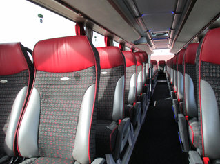 Reisebus von innen der Busreisen Kainz GmbH